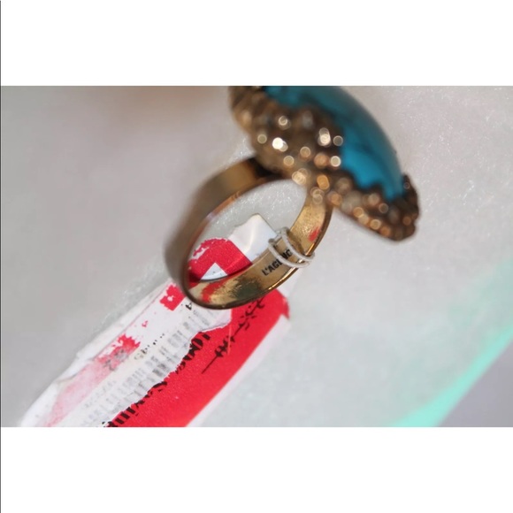 L’agence Cosmic Oval Turquoise Ring size 7 - Picture 4 of 5